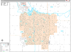 Lodi Wall Map Premium Style 2026