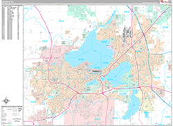 Madison Wall Map Premium Style 2026