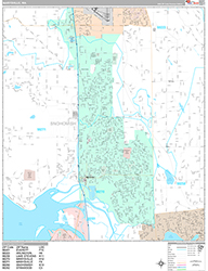 Marysville Wall Map Premium Style 2026