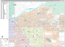 Mesa Wall Map Premium Style 2026