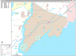 Milford Wall Map Premium Style 2026