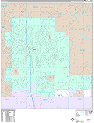 Moore Wall Map Premium Style 2026