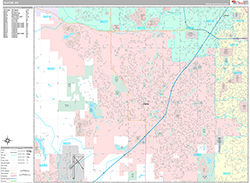 Olathe Wall Map Premium Style 2026