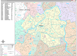 Paterson Wall Map Premium Style 2026