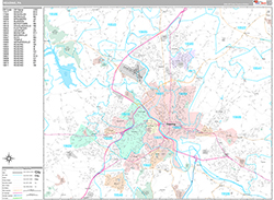 Reading Wall Map Premium Style 2026