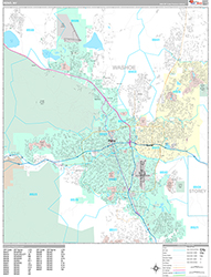 Reno Wall Map Premium Style 2026