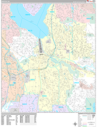 Renton Wall Map Premium Style 2026