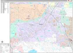 Riverside Wall Map Premium Style 2026
