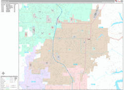 Rogers Wall Map Premium Style 2025