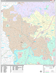 Roswell Wall Map Premium Style 2026