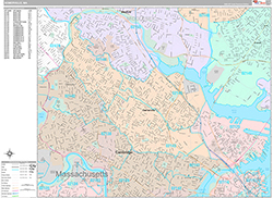 Somerville Wall Map Premium Style 2026