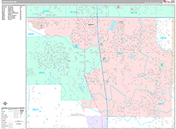 Southaven Wall Map Premium Style 2026