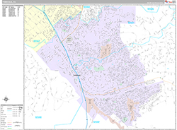 Temecula Wall Map Premium Style 2026