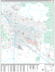 Tucson Wall Map Premium Style 2026