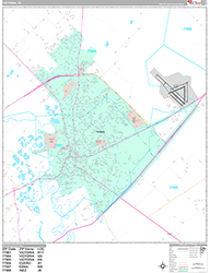Victoria Wall Map Premium Style 2026