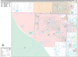 Wellington Wall Map Premium Style 2026