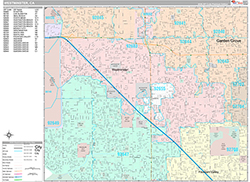 Westminster Wall Map Premium Style 2026