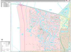 Weston Wall Map Premium Style 2026