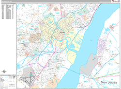 Wilmington Wall Map Premium Style 2026