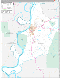 Adams County Wall Map Premium Style 2026