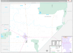Alamosa Premium<br>Wall Map