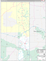 Apache County Wall Map Premium Style 2026
