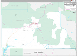 Archuleta County Wall Map Premium Style 2026