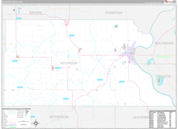 Atchison Premium Wall Map