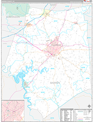 Barren County Wall Map Premium Style 2026