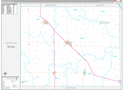 Benton County Wall Map Premium Style 2026