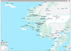 Bethel County Wall Map Premium Style 2026