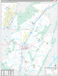 Blair County Wall Map Premium Style 2026