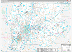 Capitol Premium Wall Map