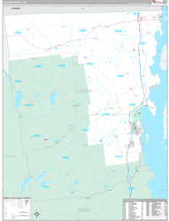 Clinton County, NY Zip Code Map