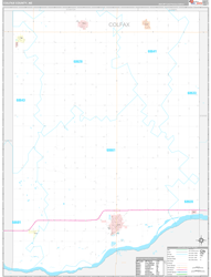 Colfax County, NE Zip Code Map