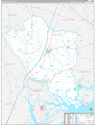 Colleton County Wall Map Premium Style 2026