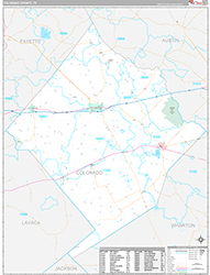 Colorado County Wall Map Premium Style 2026