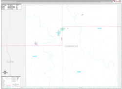 Comanche County, KS Zip Code Map