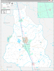 Cook County Wall Map Premium Style 2026