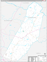 Cumberland County Wall Map Premium Style 2026