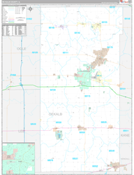 Dekalb Premium<br>Wall Map