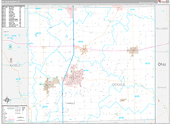 Dekalb Premium<br>Wall Map