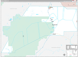 DenaliBorough (County), AK Wall Map Premium Style 2026