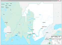 Dillingham County Wall Map Premium Style 2026