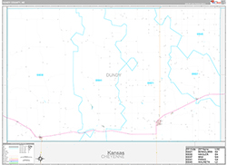 Dundy County Wall Map Premium Style 2026