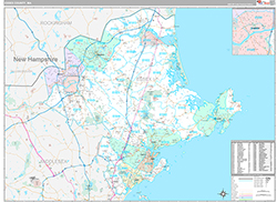 Essex County Wall Map Premium Style 2026