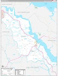 Essex County Wall Map Premium Style 2026