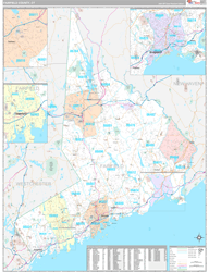 Fairfield County Wall Map Premium Style 2026
