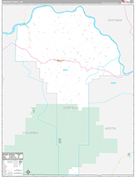 Garfield County Wall Map Premium Style 2026