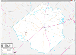 Goliad County Wall Map Premium Style 2026